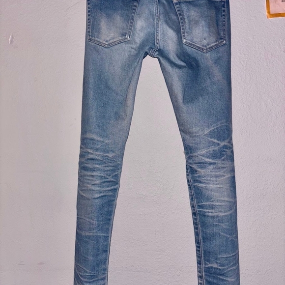 Men's Blue Jeans 30w Cast 2 Juliette John Elliott Japanese Denim Jeans 98/2 - Picture 2 of 2